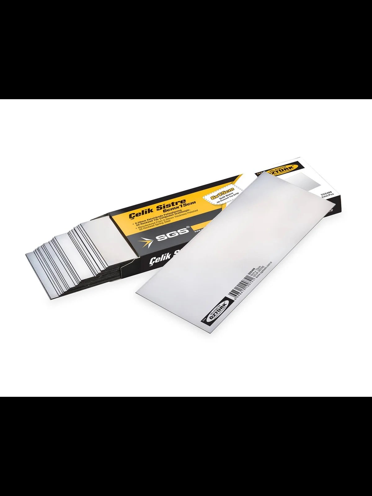 SGS Paslanmaz Çelik Sistre 6x15cm SGS410