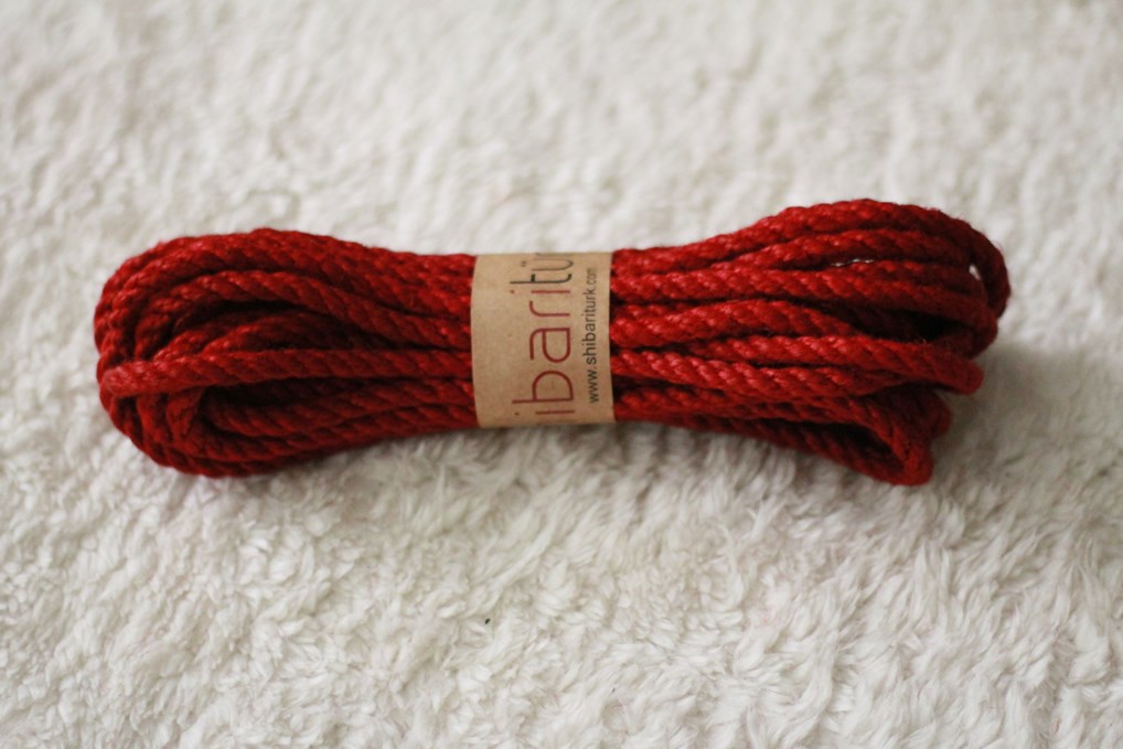 Shibaritürk Kırmızı Jüt Bondage Ipi 8mm/8mt