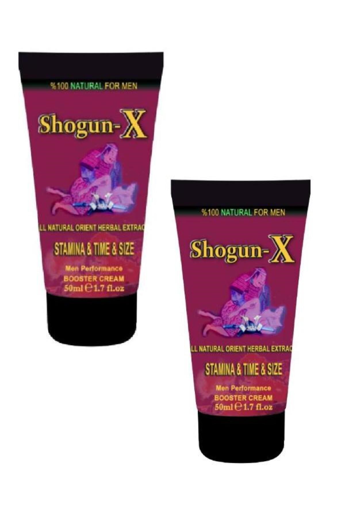 Shogun -x Extra Cream Erkeklere Özel Sertleşmeye ve Gecikmeye Etkili Krem 50ml X 2 Adet