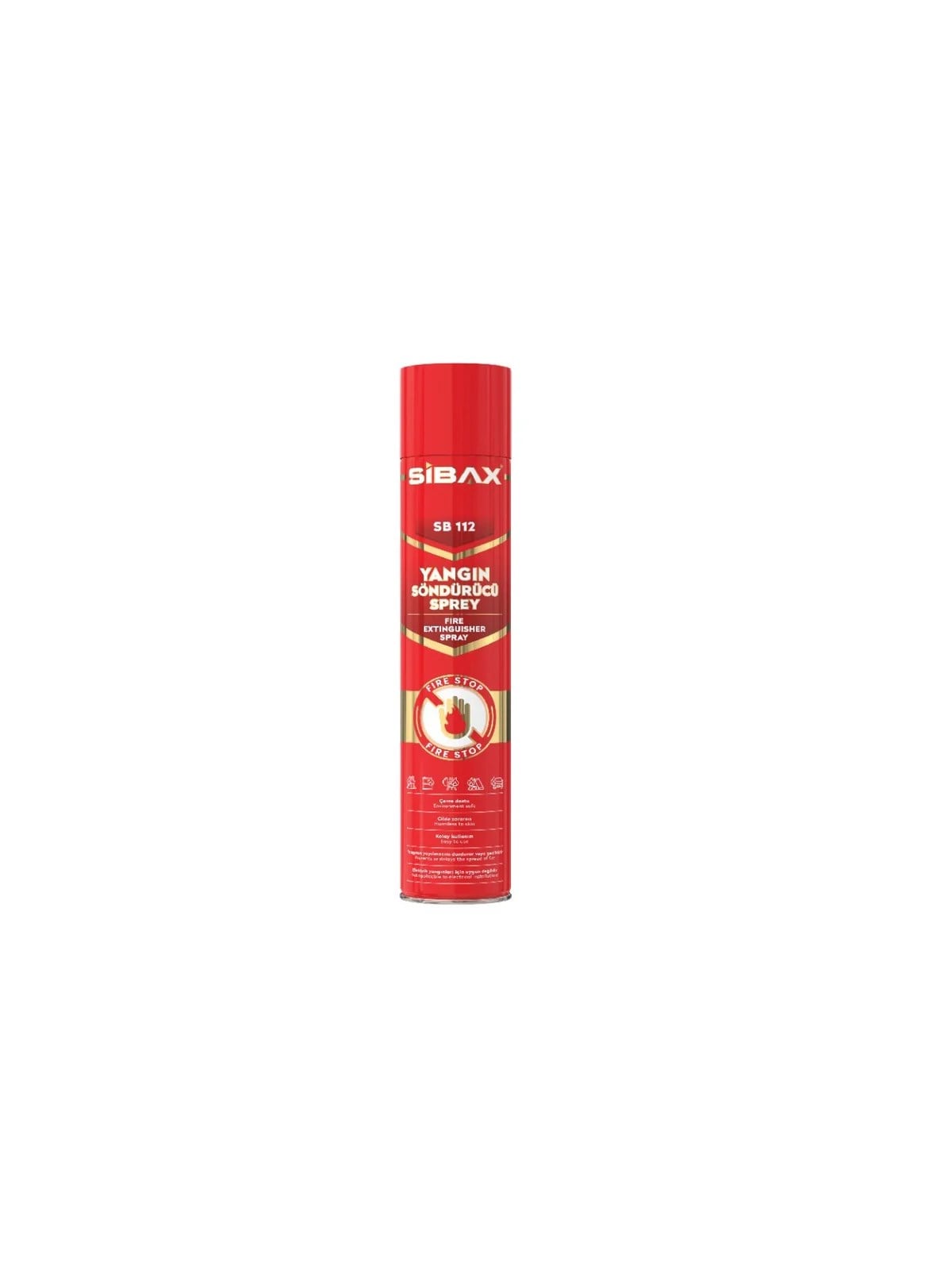 SİBAX SB112 Yangın Söndürücü Sprey 600ml