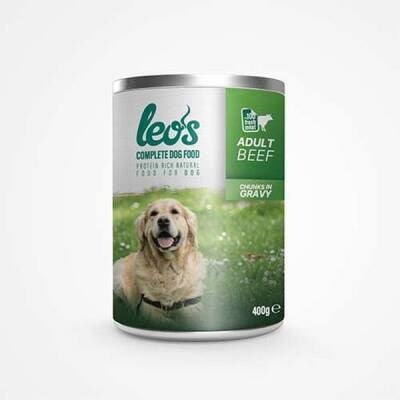 Sığır Parça Etli Soslu Yetişkin Köpek Konservesi 12 Adet 400 Gr
