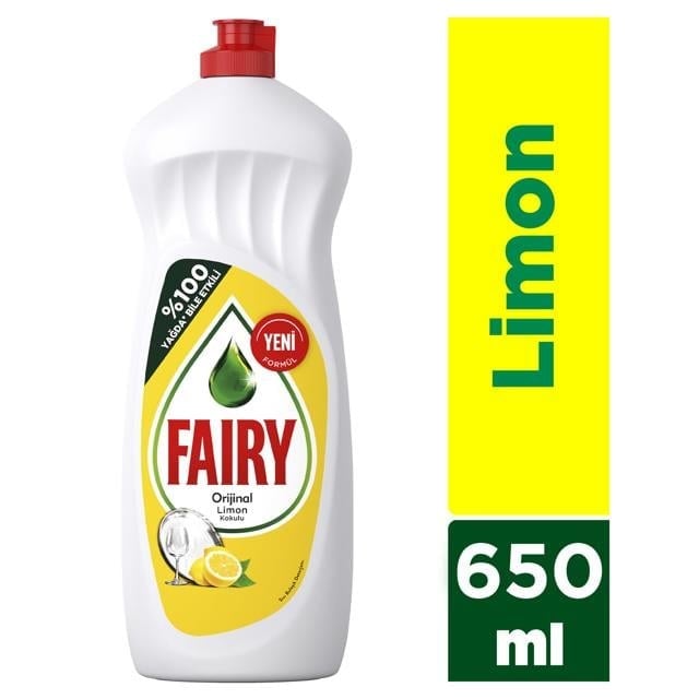Sıvı Bulaşık Deterjanı Limon 650Ml
