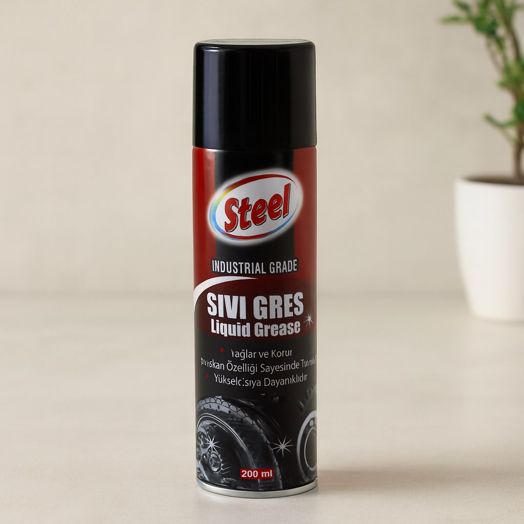 Sıvı Gres Sprey 200 ml - Isıya Dayanıklı Koruyucu