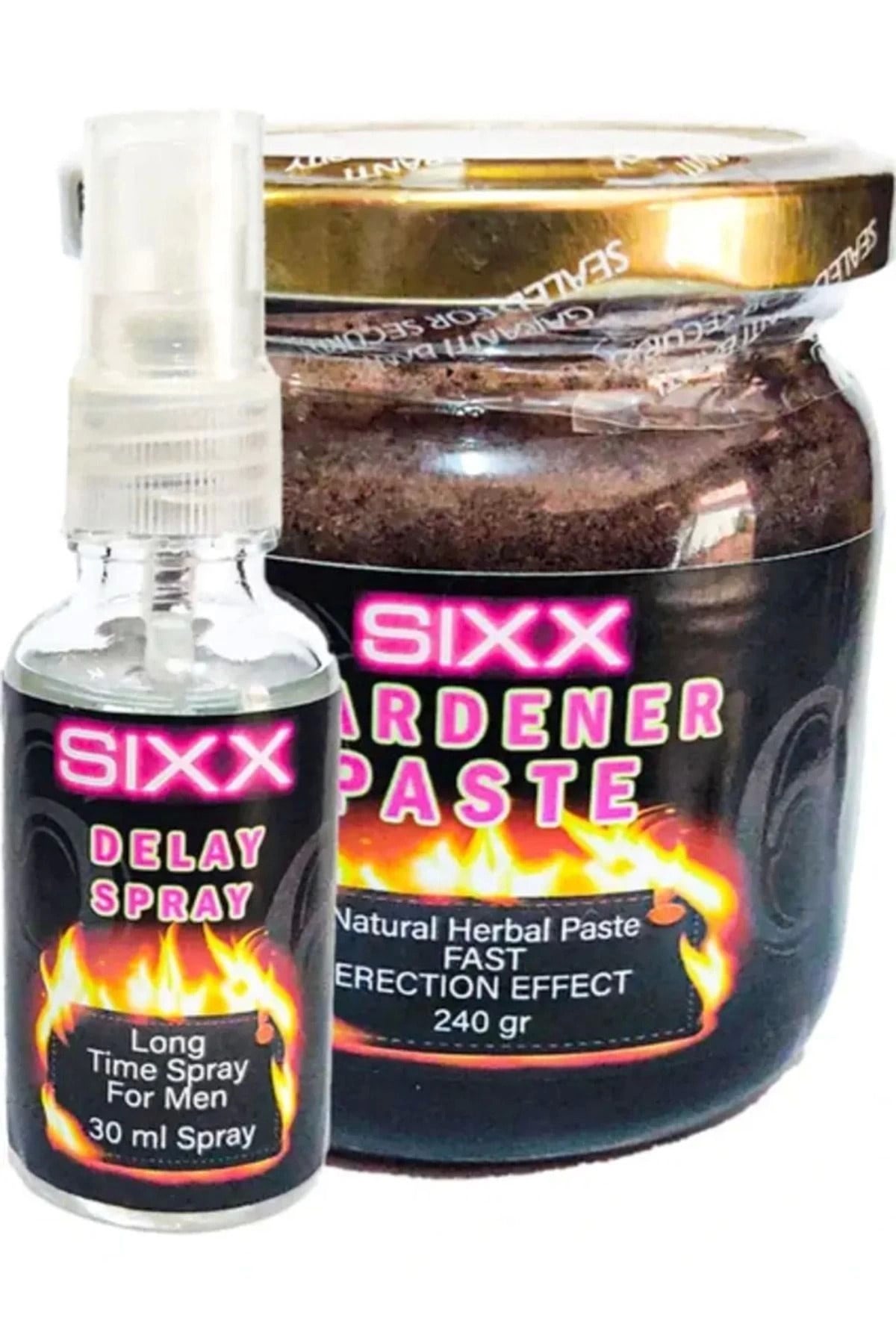 Sixx Anl Relaxer Gel 60 ml Herbal Paste Doğal Macun 240 gr