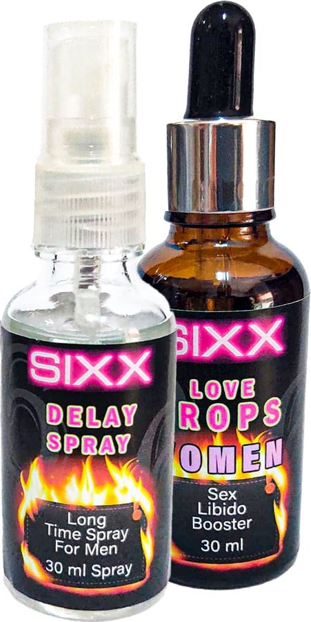 Sıxx Erkeğe DELAY30 Mlsprey + Kadına Ekstradestek Özel Uyarıcıdamıa 30 ml