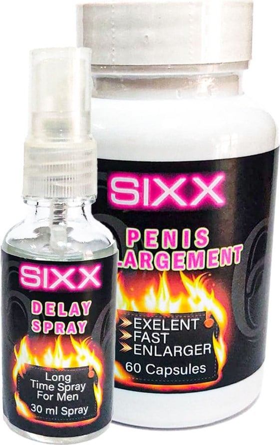 Sıxx Erkekıere Özel DELAY30 Mlsprey + Özel Xxxlşekillendirme 60 Lı Caps En Boy Ebat