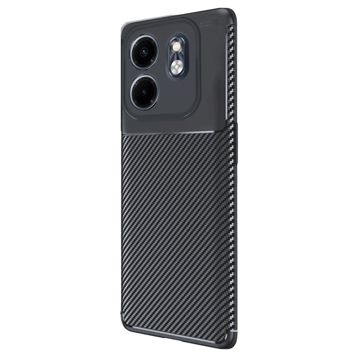 Smart 9 Kılıf Auto Focus Karbon Kapak - Siyah
