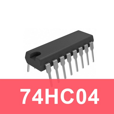 SN74HC04N DIP14 Hex İnverter Lojik Entegre