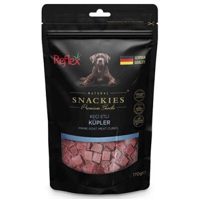 Snackies Natural Keçi Etli Küp Tahılsız Köpek Ödül Maması 170 Gr