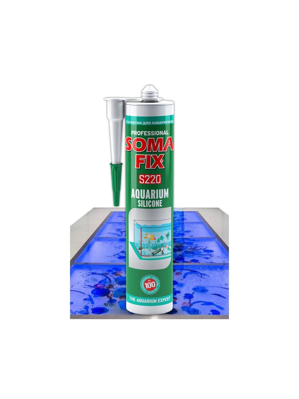 SOMAFİX S220 Akvaryum Silikonu Şeffaf 280ml 320gr