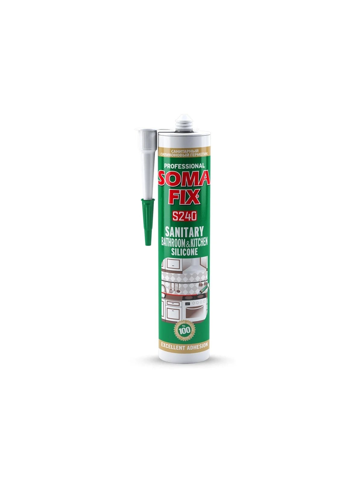 SOMAFIX S240 Banyo Mutfak Silikonu 280ml 320gr