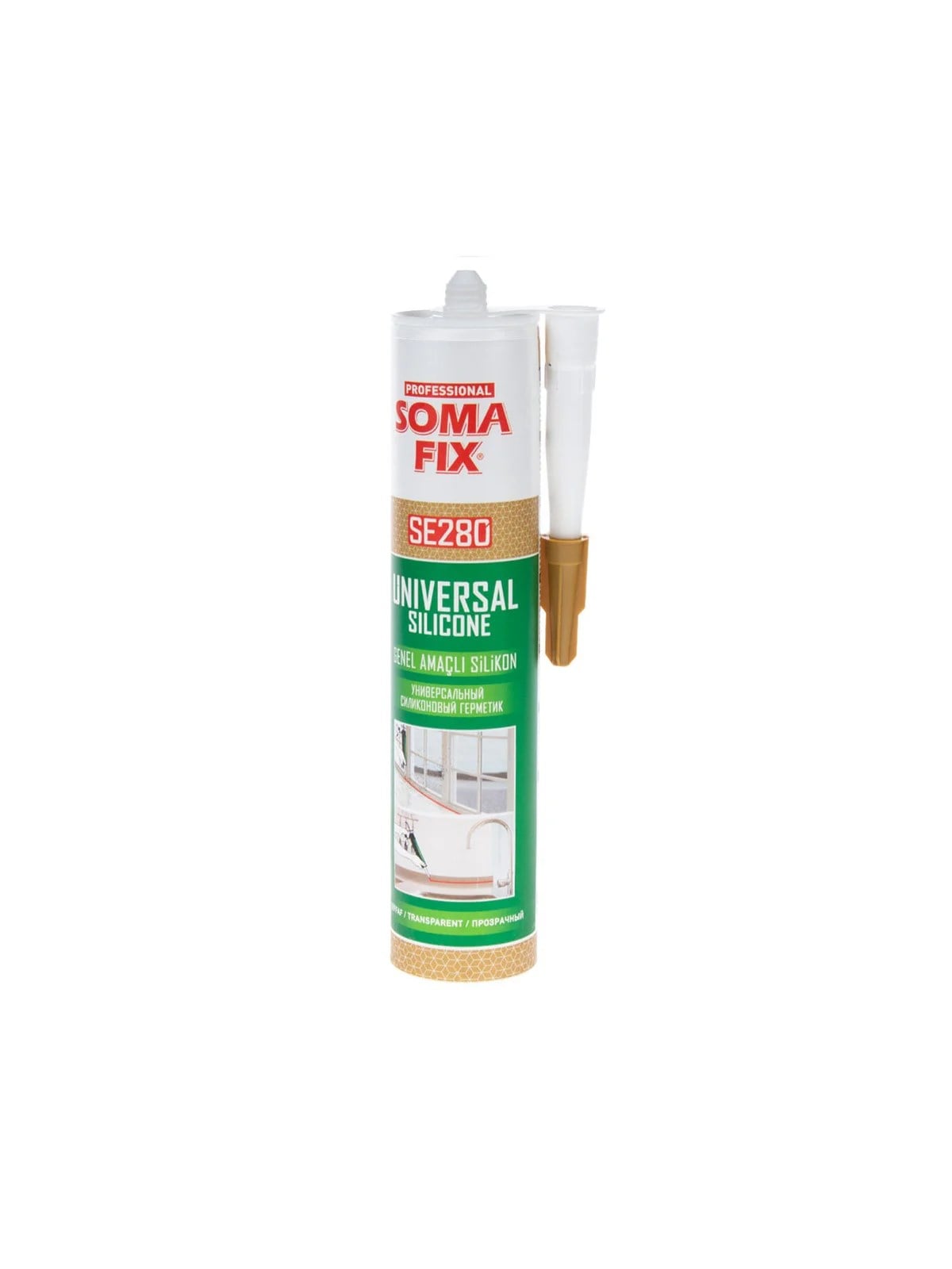 SOMAFİX SE284 Genel Amaçlı Silikon Gri 280gr