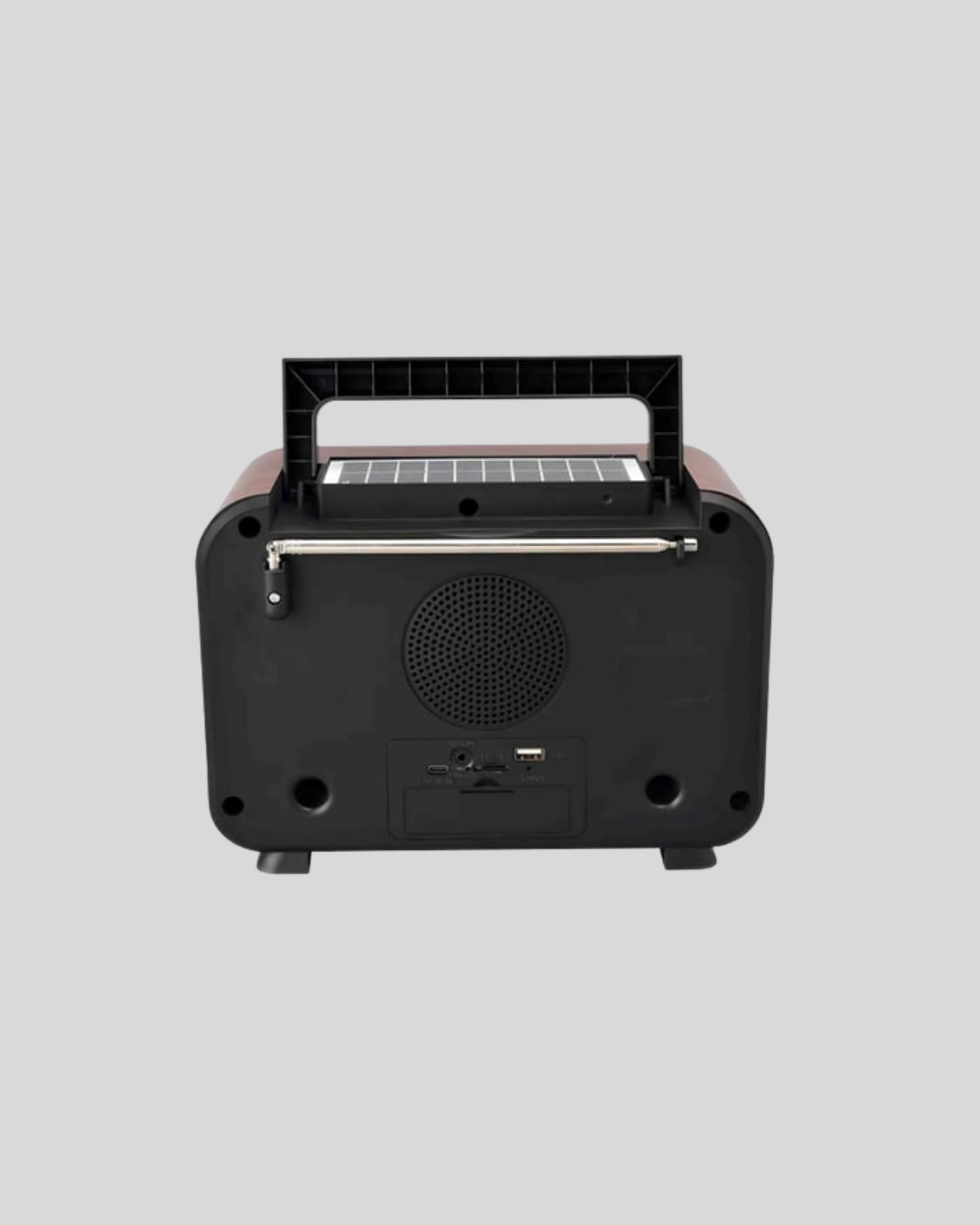 Şömine Efektli Solar Hoparlör Bluetooth 5.3 Radyo AUX USB TF Destekli