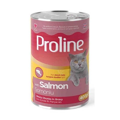 Somon Etli Sos İçinde Gravy Yetişkin Kedi Konservesi 400 Gr