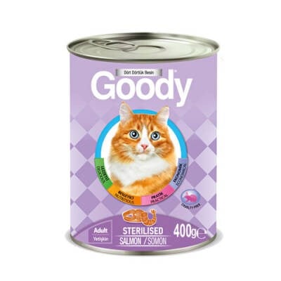 Somonlu Kısırlaştırılmış Kedi Konservesi 24 Adet 400 Gr