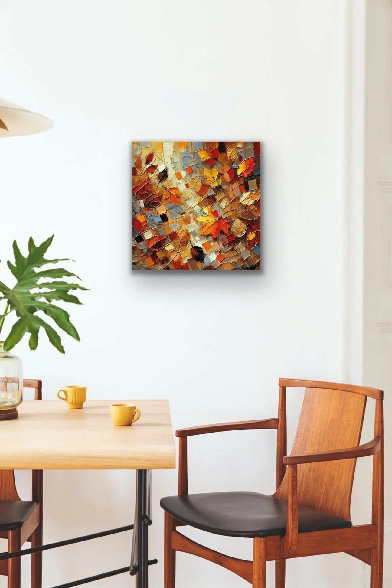 Sonbahar Mevsimi Kanvas Tablo 60x60cm