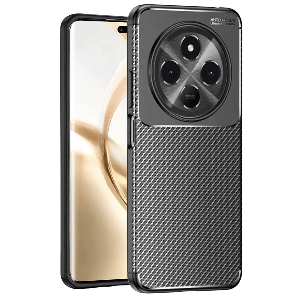 Spark 30 Kılıf Auto Focus Karbon Kapak - Siyah