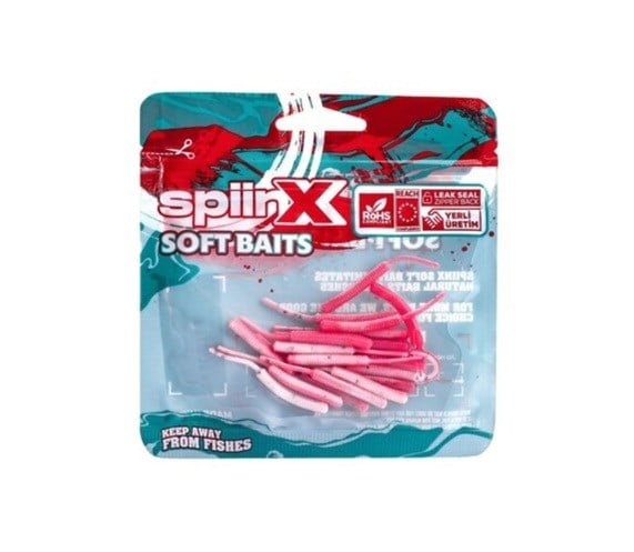 SpiinX Baby Fish Silikon 4.5cm 18P Sugar Pink