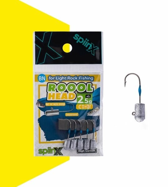 Spiinx Roool Head Jighead 2.5gr 6 Numara İğne 5li Paket