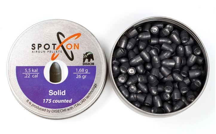 Spoton Solid 26 Grain 5,5 mm Havalı Saçması 175 Adet