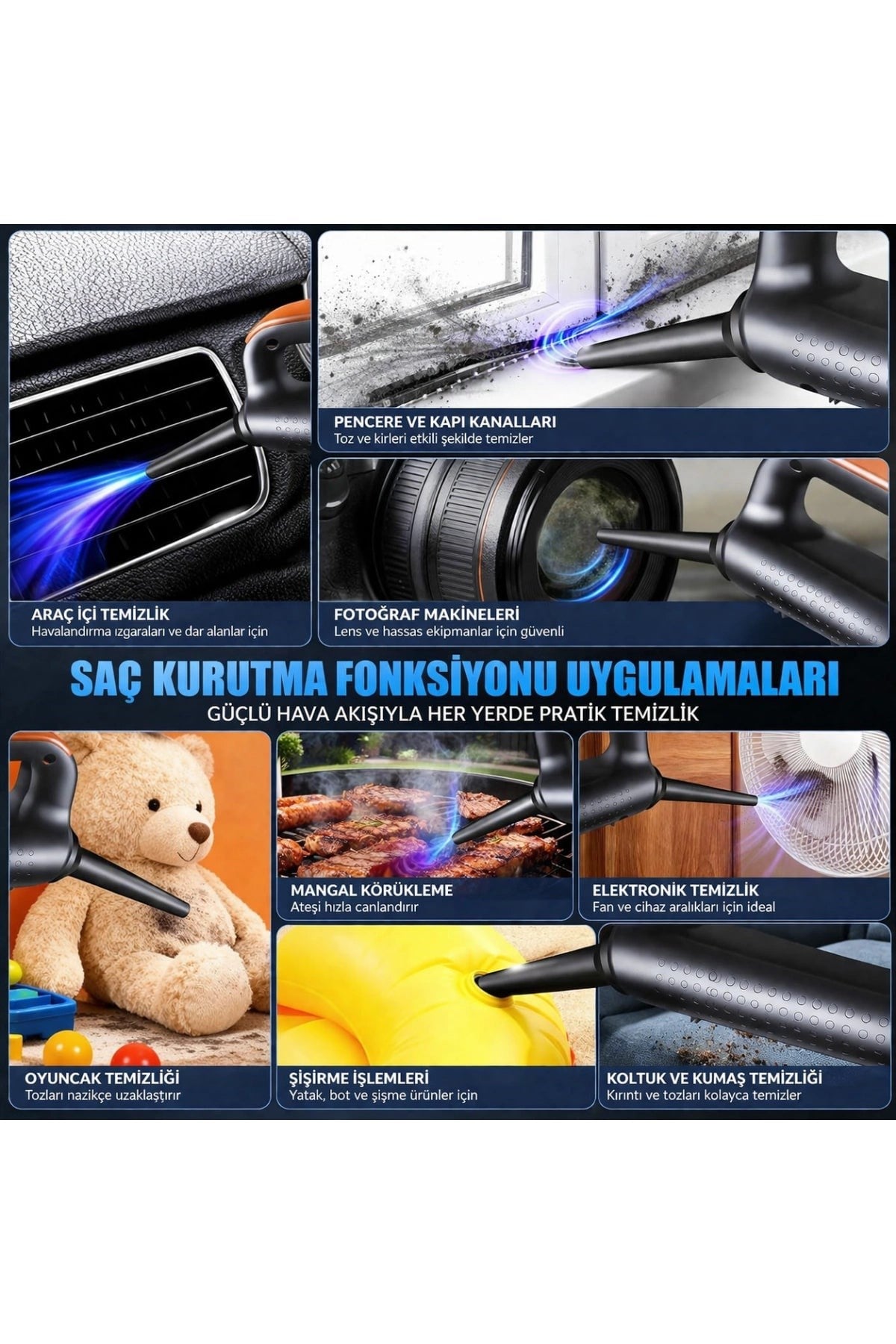 ST-126 Plus Kablosuz El Süpürgesi (23.000 PA)