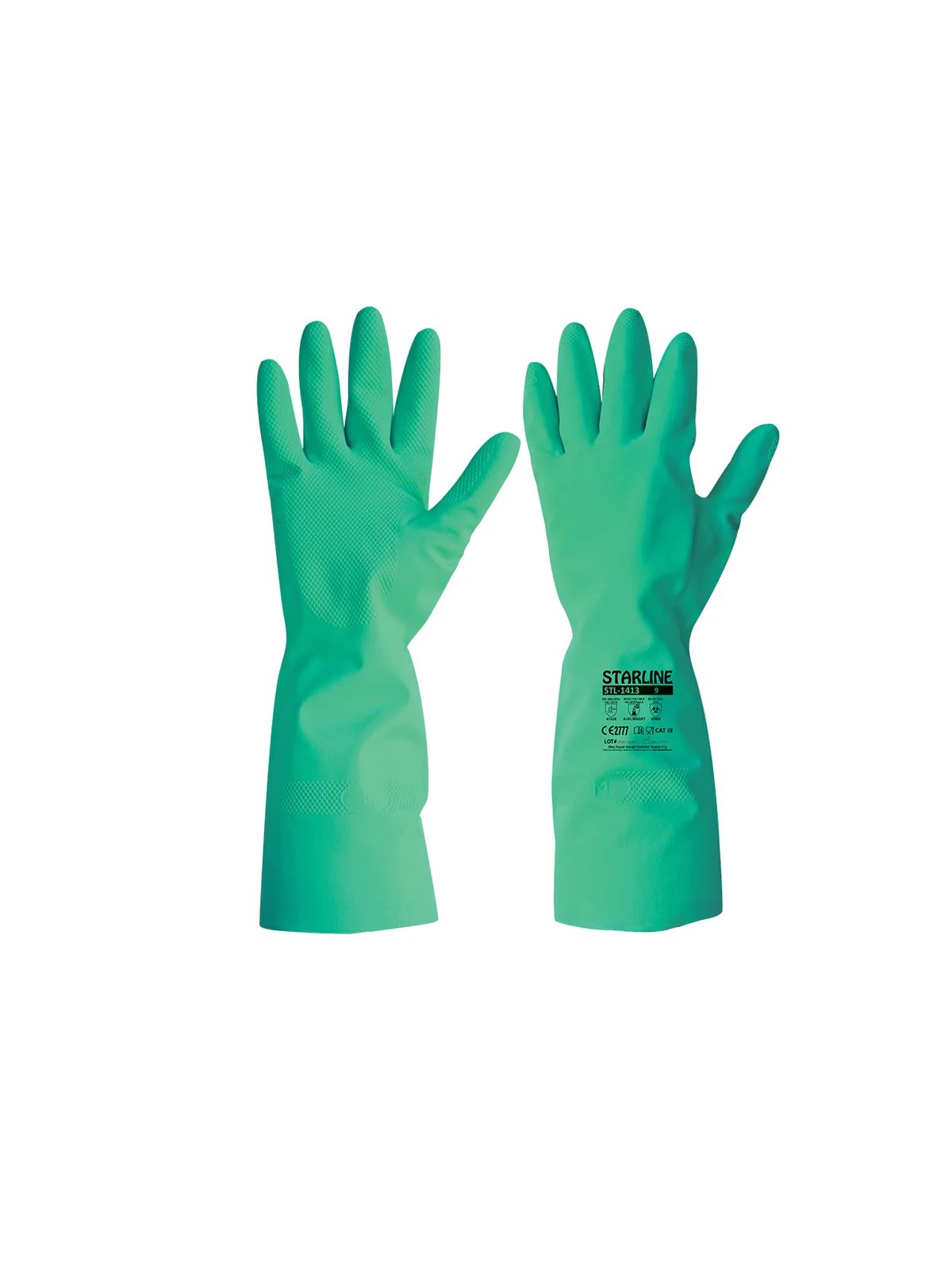 Starline Yeşil Asit Eldiveni 33cm No:10 STL-1413