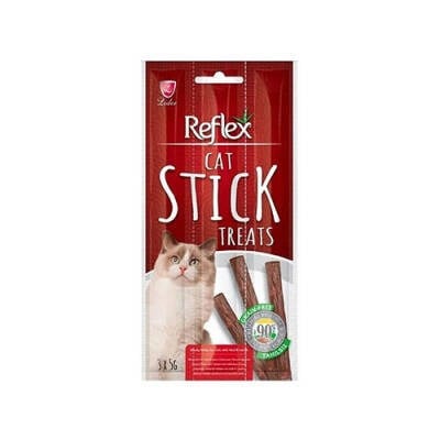 Stick Biftekli ve Kuzulu Tahılısız Kedi Ödül Çubuğu 3x5 Gr