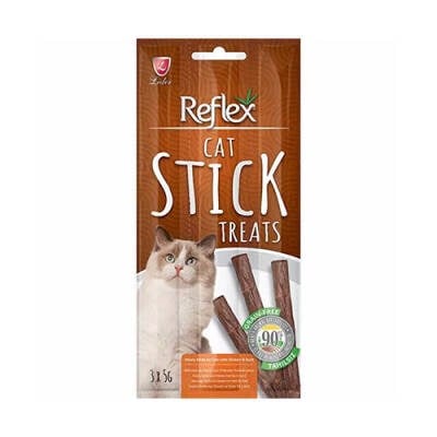 Stick Tavuklu ve Ördekli Tahılsız Kedi Ödül Çubuğu 3x5 Gr