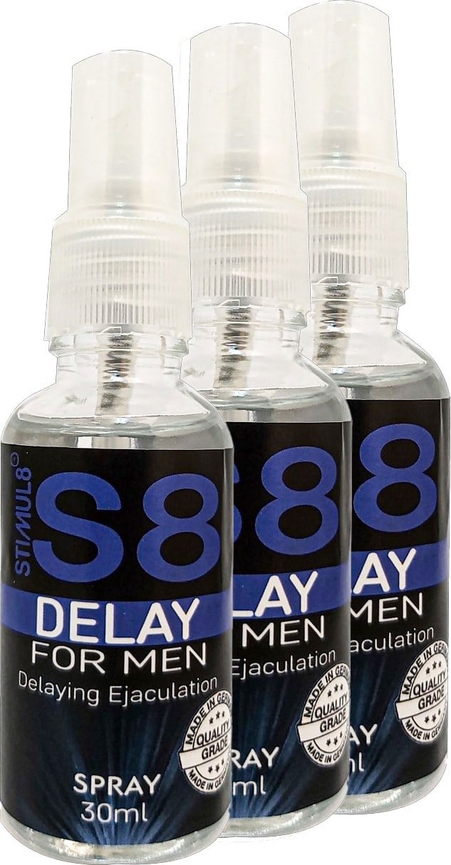 Stımul8 (S8) 3 Adet Longdeıay 30 ml Time Delaysprey Erkekler Için