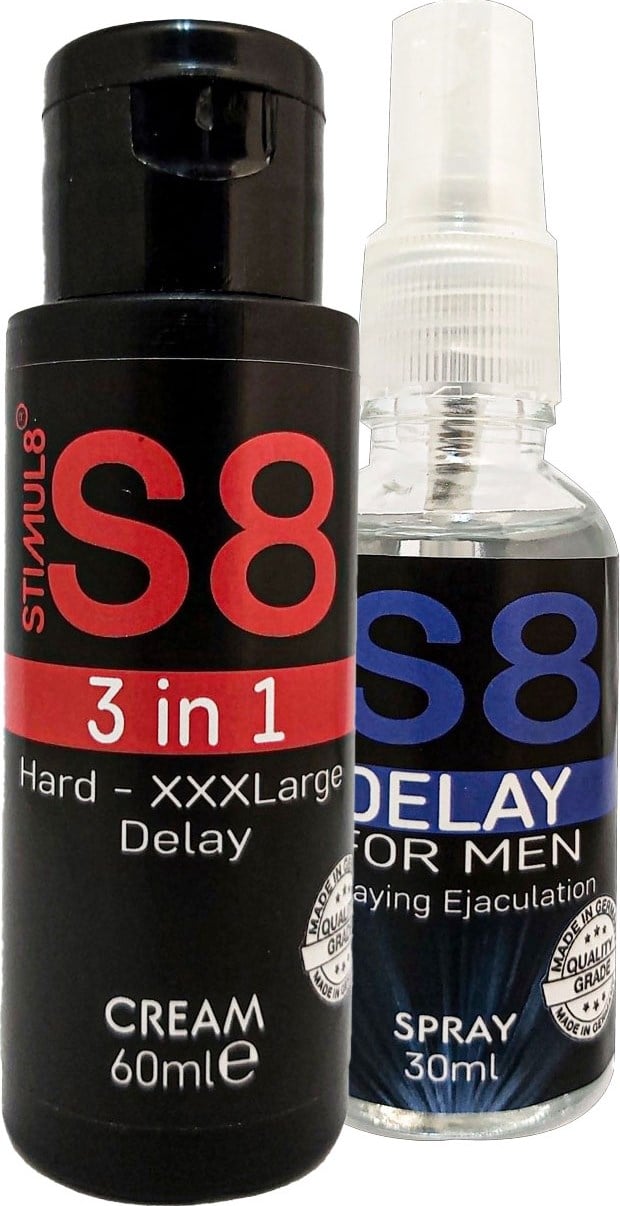 Stımul8 (S8) 3x Etkişekillenme Kremi + 30 ml Delaysprey