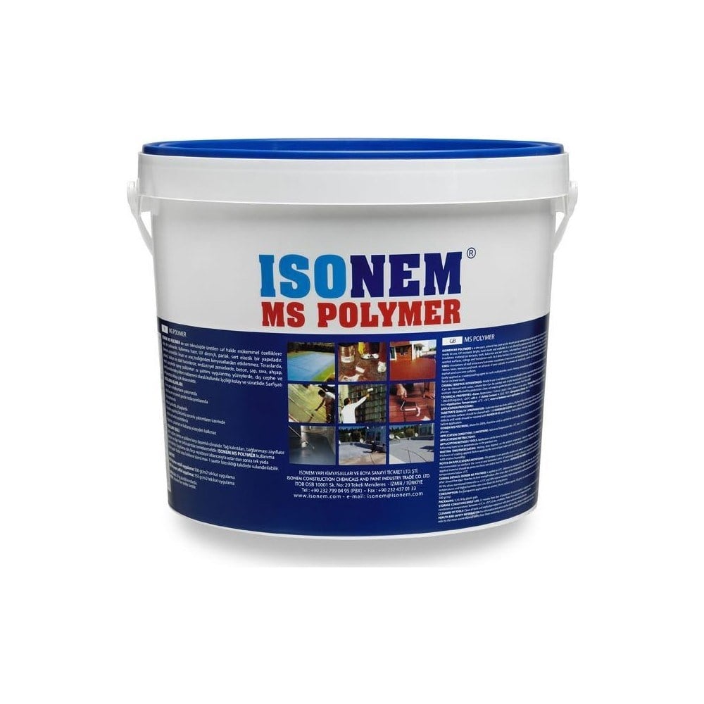 Su yalıtım boyası, %300 elastik, 10 kg kapasite