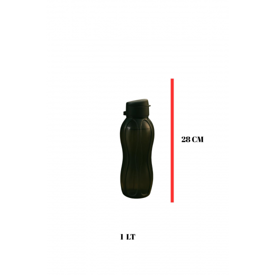 Suluk & Su Şişesi & Sporcu Matara Füme 1 lt