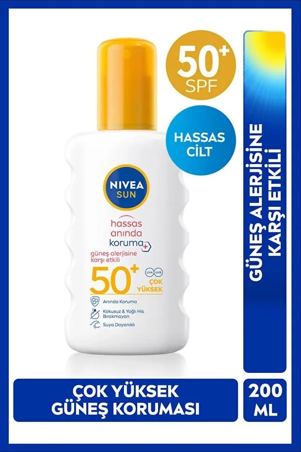 Sun SPF50+ Hassas Cilt Sprey 200 ml