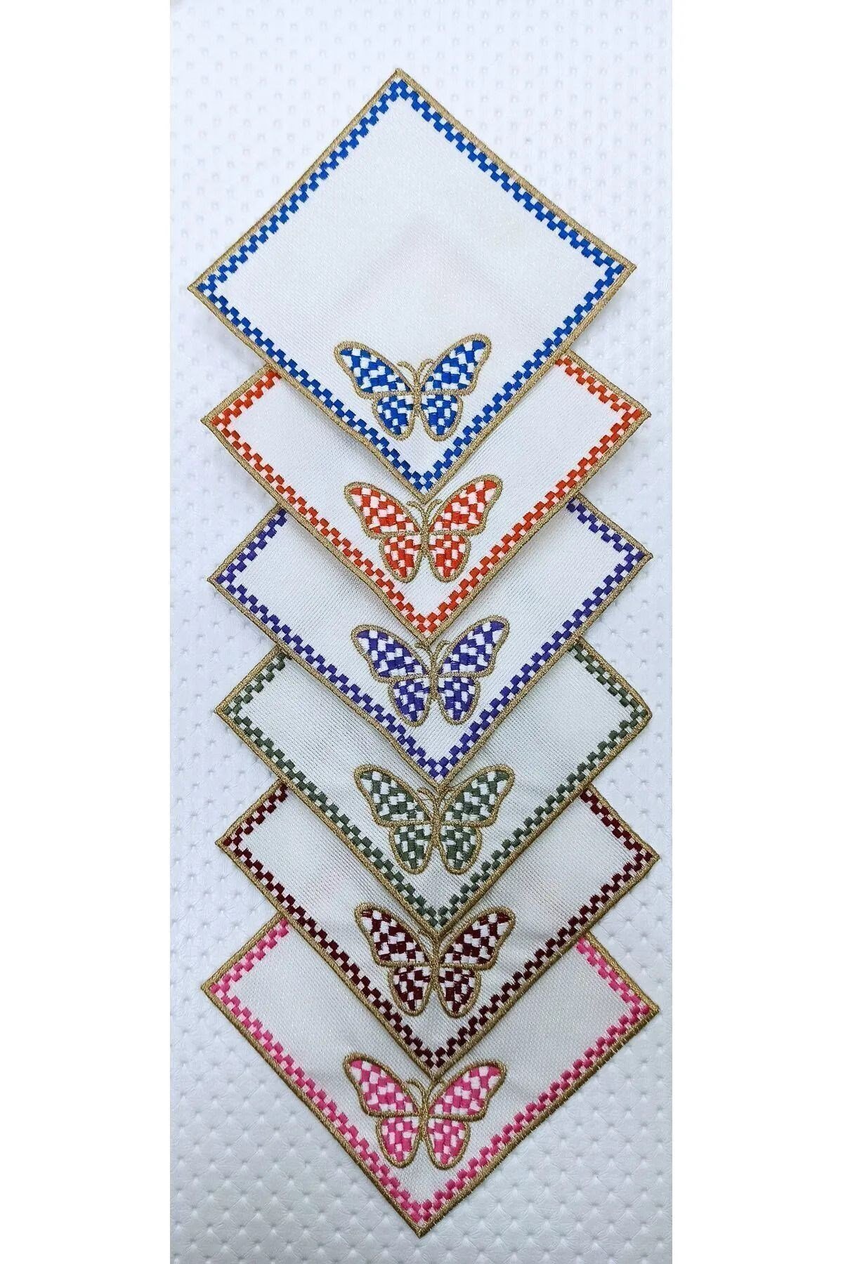 Sunumluk Peçete, Kokteyl Peçetesi, Kahve Yanı Sunumluk, Bardak Altlığı 6 Adet Sunum Peçetesi