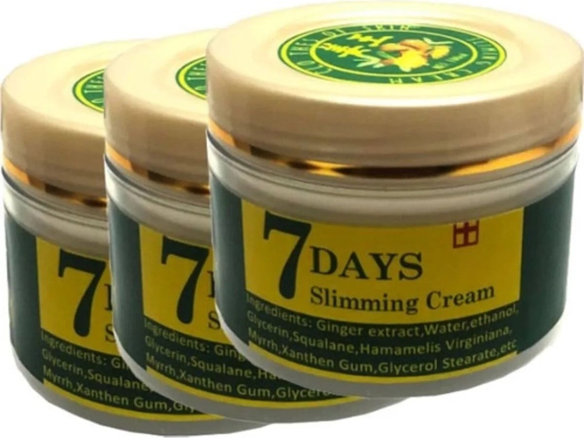 Süper 7 Days Ginger 3 Adet Adet Miracle Slimming Cream Kremi 100 ml