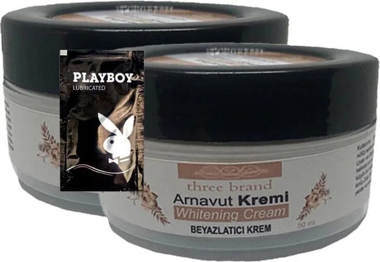 Süper Arnavut Kremi 2X50 ml Cilt Masaj Bakım Kremi 1 Adet Jel ile