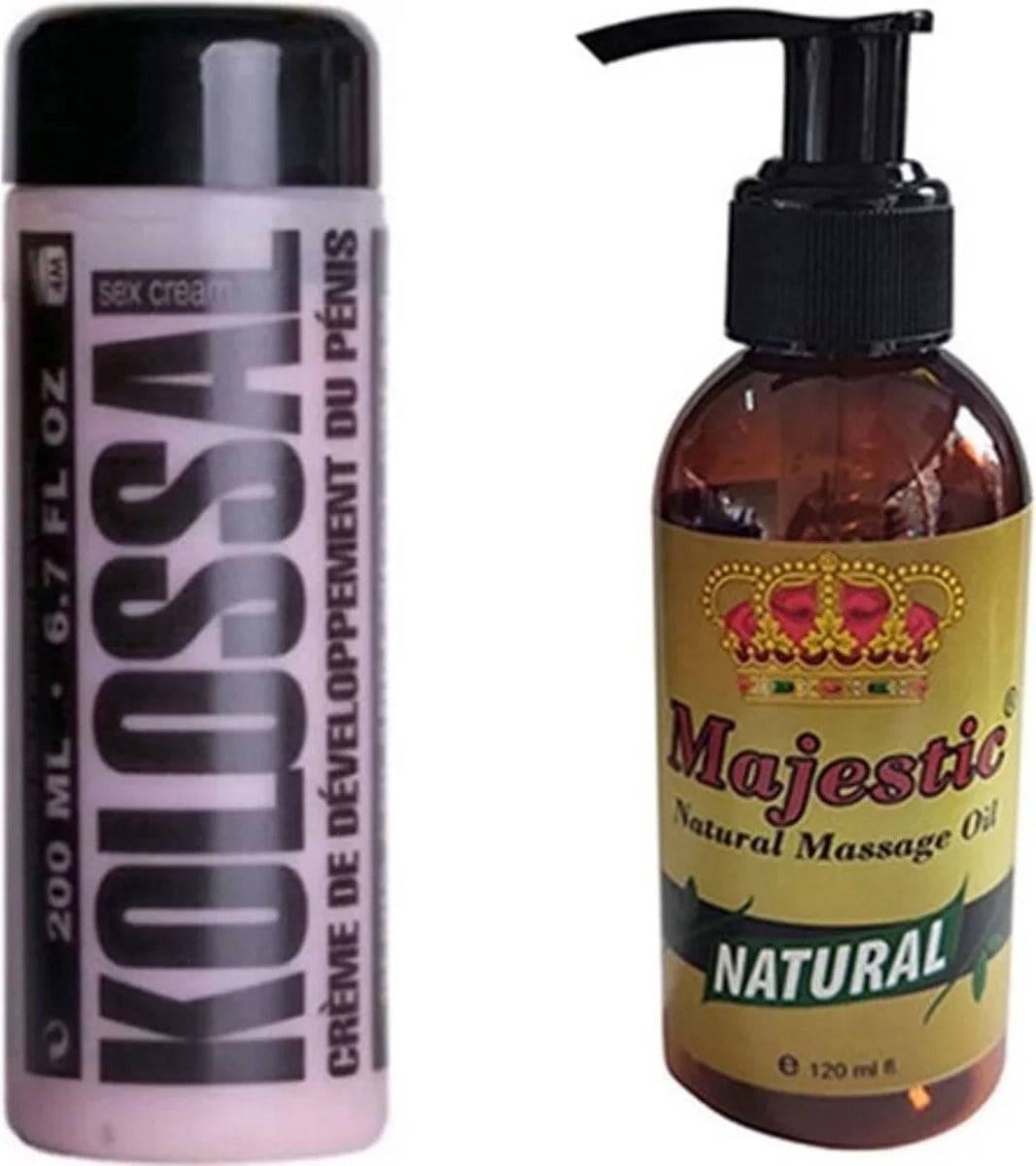 Süper Erkek Genital Kremi 200 Ml. + Masaj Yağı