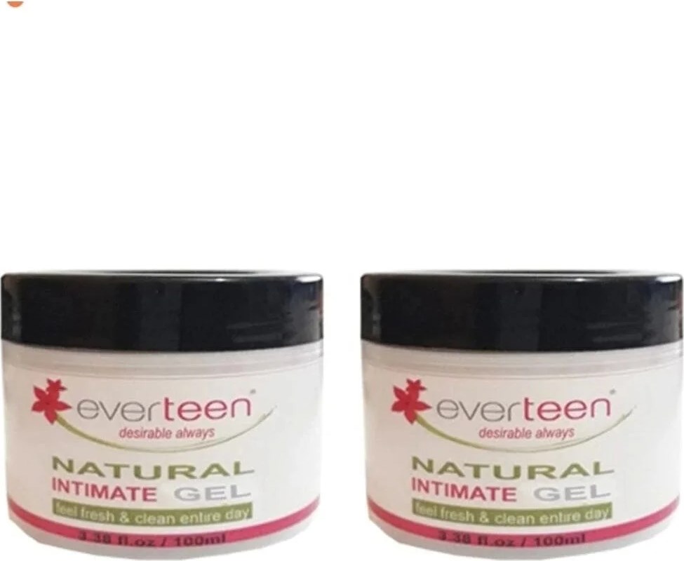 Süper Everteen Natural Intimate Gel Genital Bölge Temizleme Jeli 100ML - 2 Adet