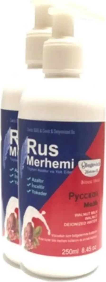 Süper Olegovich Medicine Rus Merhemi Tüy Dökücü Azaltıcı Krem Merhem 250 ml 2 Adet -