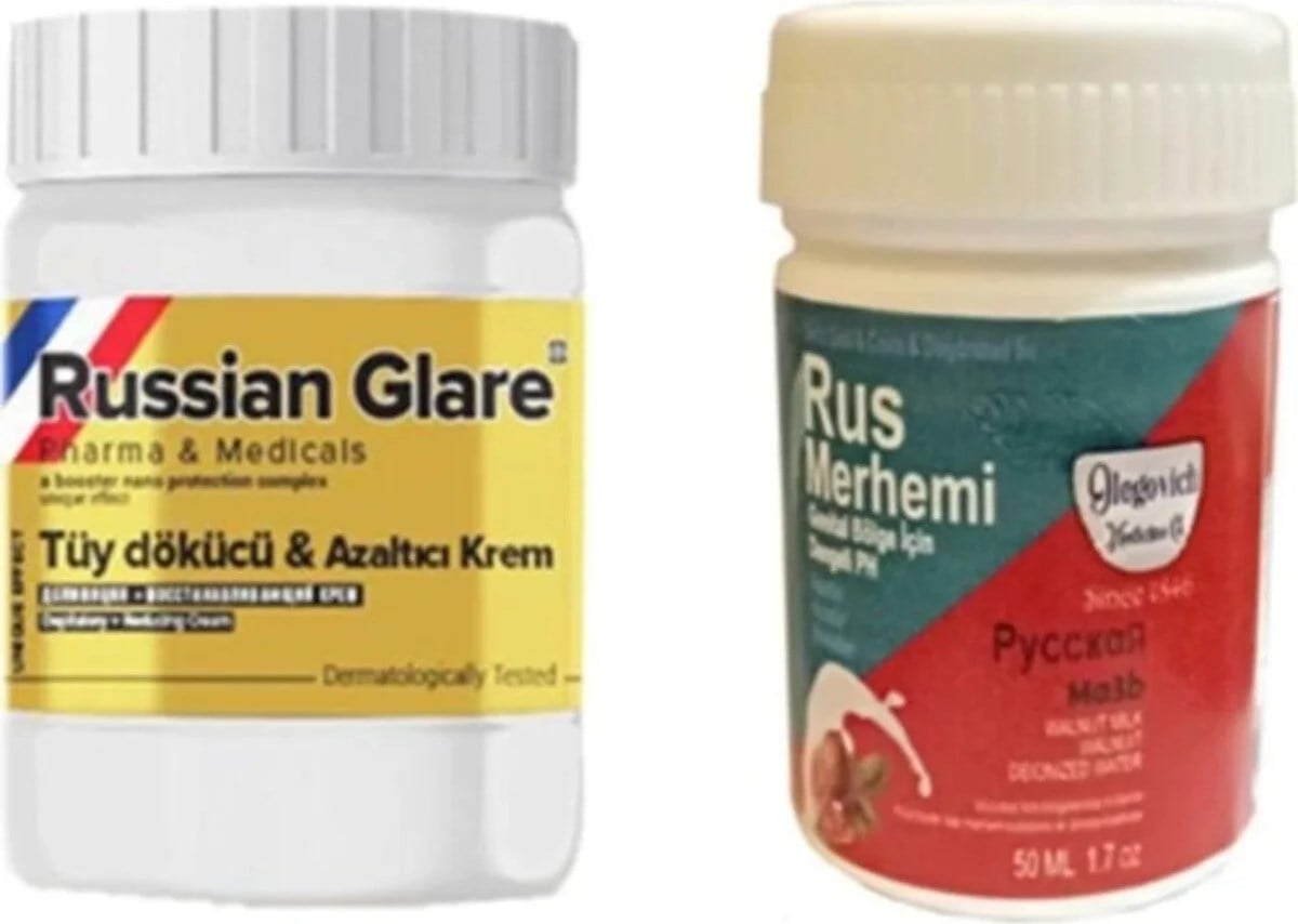 Süper Olegovich Medicine Tüy Dökücü Azaltıcı Merhem 50 ml 1 Adet + Genital Bölge Merhemi