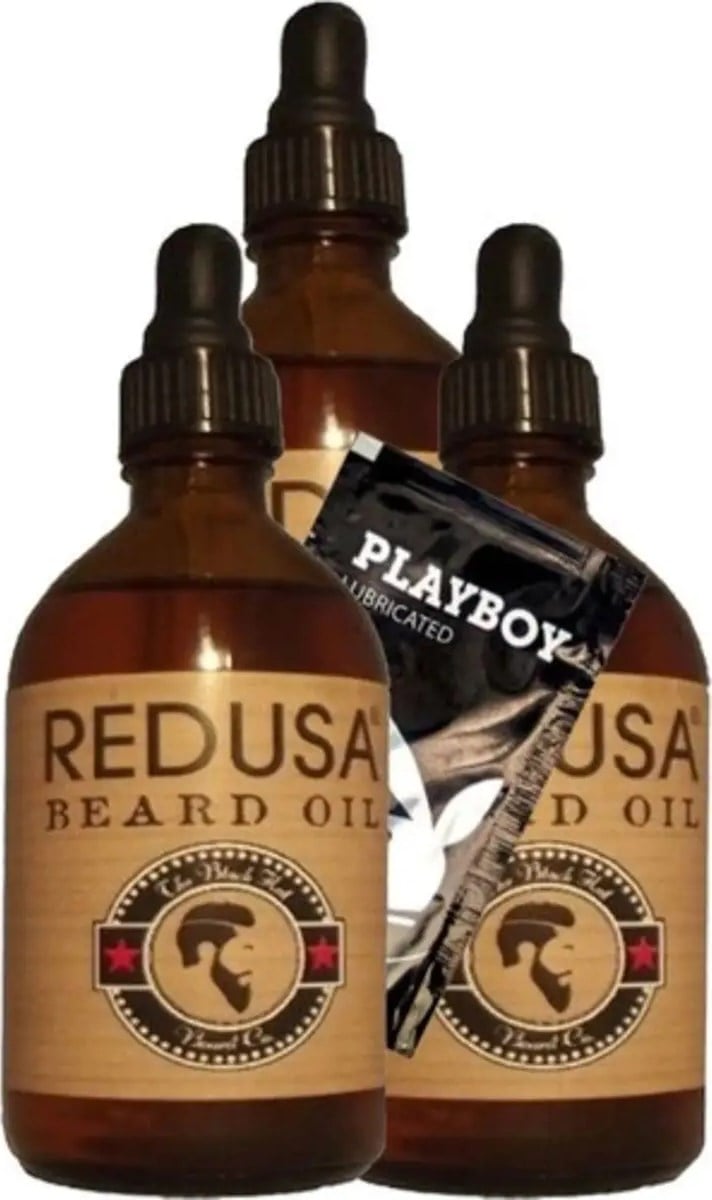 Süper Redusa Sakalbakım Yağı Redusa Beard Oil 3tane 100 ml + Yanında Jel