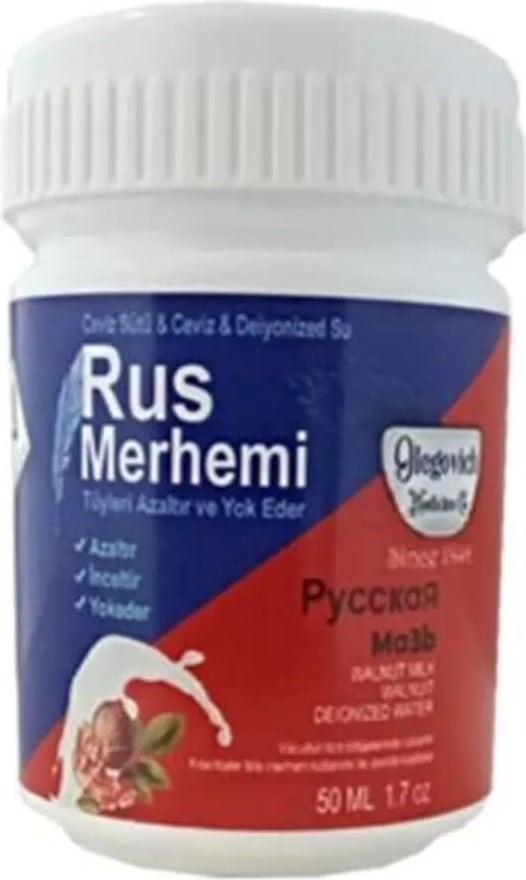 Süper Rus Merhemi Tüy Azaltıcı ve Edici Kremi 50 ml