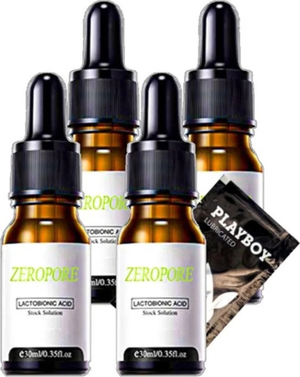 Süper Zeropore Instant Perfection Serum - Boyun Dekolte Yüz Bakım  30 ml x 4 Adet + Jel