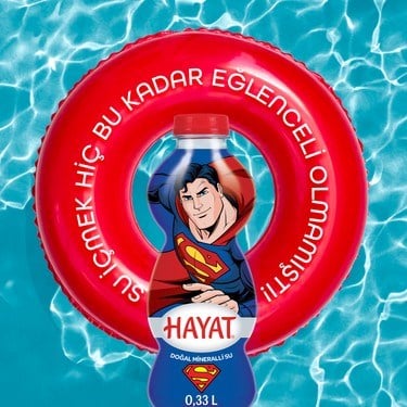 Süperman & Batman Tasarımlı Su 12x330 ml Eğlenceli İçecek