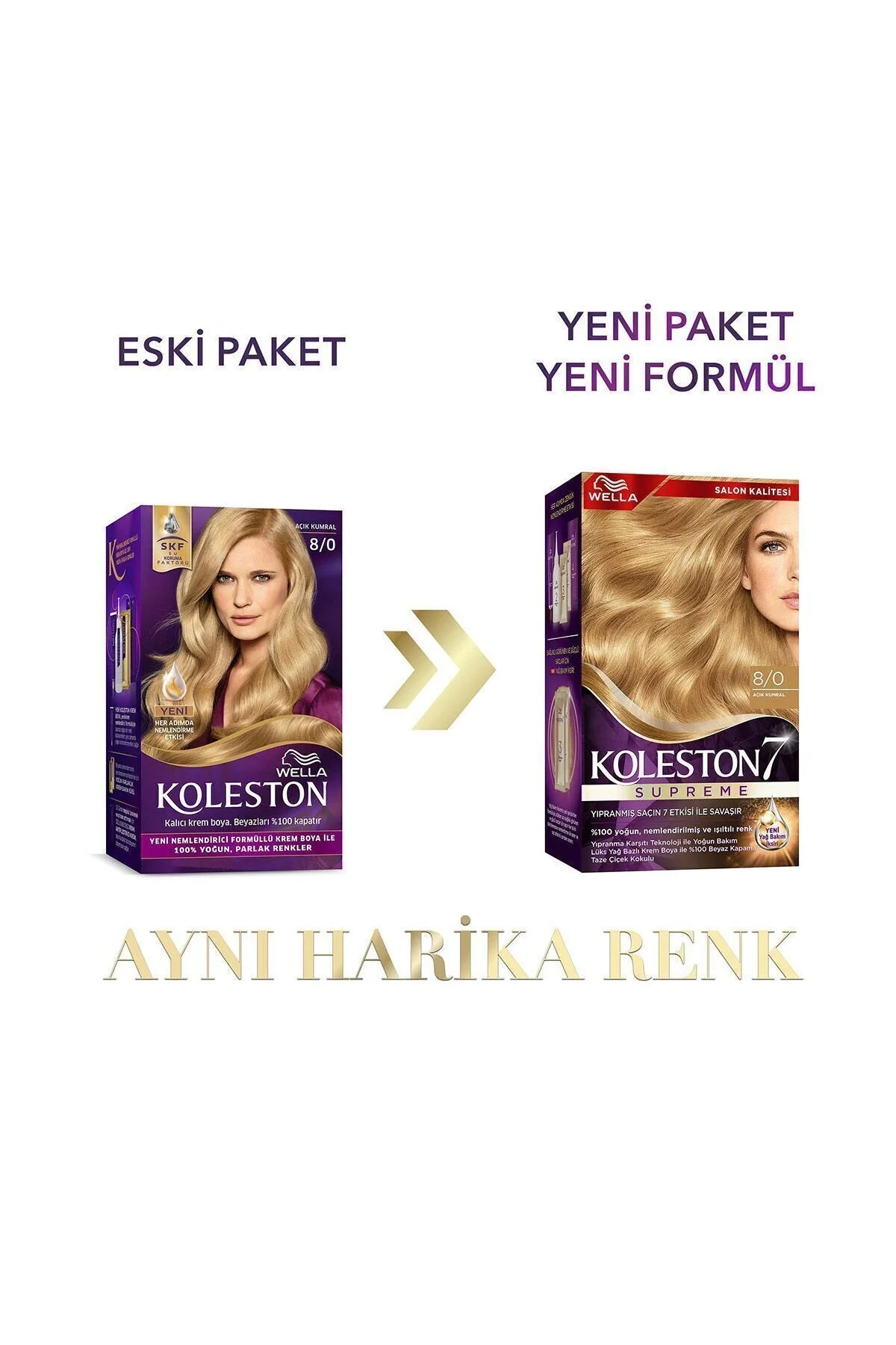 Suprime Kit Saç Boyasi & No: 8/0 Açık Kumral