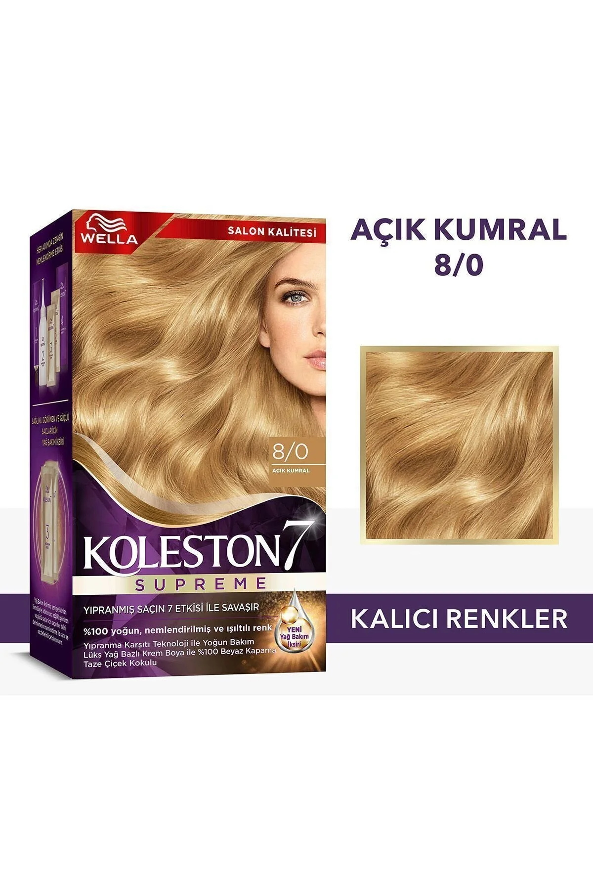 Suprime Kit Saç Boyasi & No: 8/0 Açık Kumral