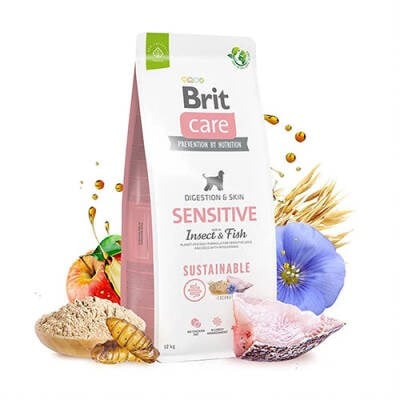 Sustainable Sensitive Balık ve Böcek Proteinli Yetişkin Köpek Maması 12 Kg
