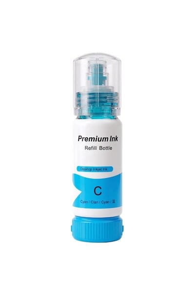 T101C  **Kutusuz**  Mavi Şişeli Mürekkep (70 ml )