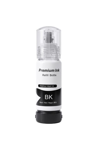 T103BK  **Kutusuz**  Siyah Şişeli Mürekkep (70 ml )