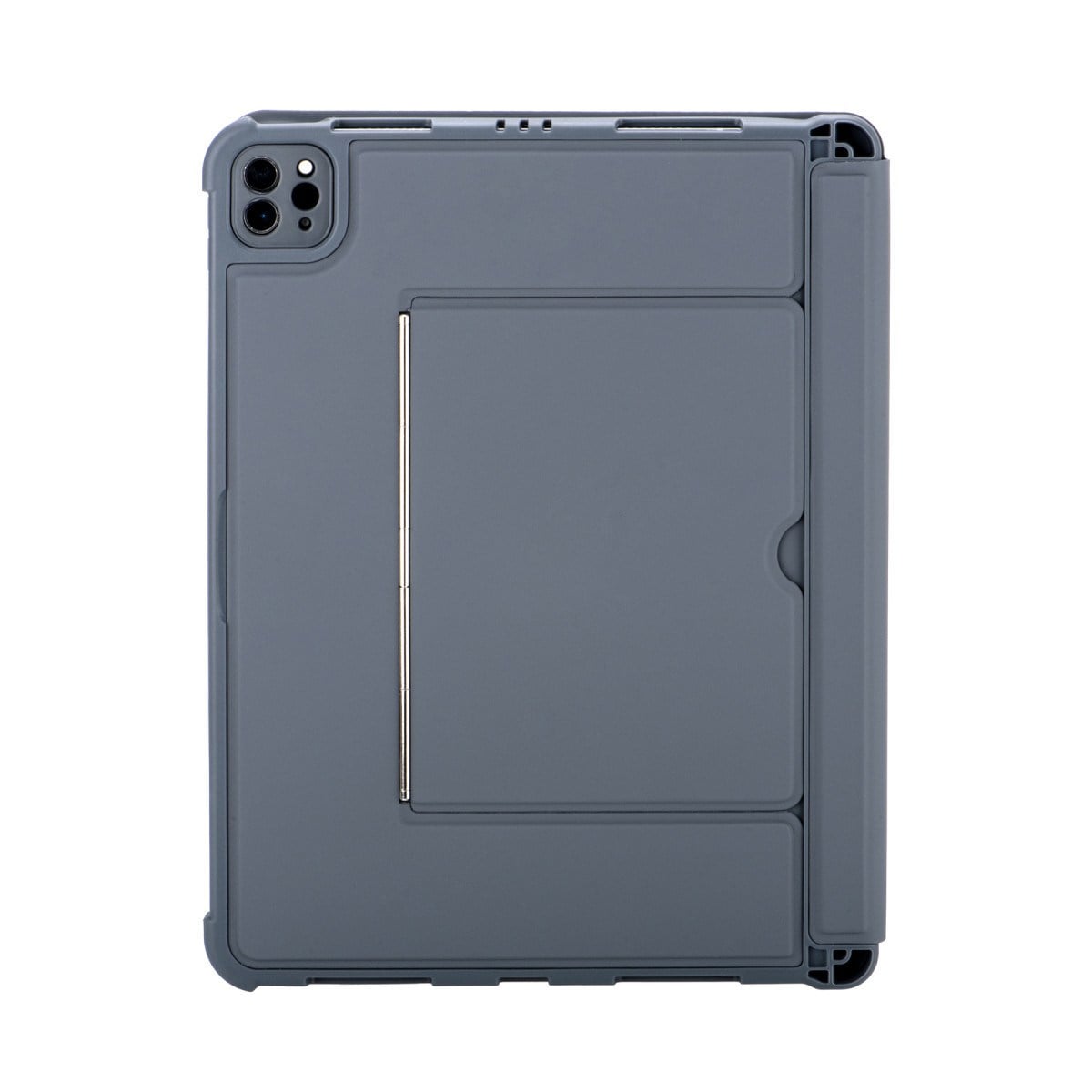 T5510D iPad Pro 13 (2024) Kılıf Palermo Ledli Klavyeli Standlı Tablet Kılıfı - Siyah